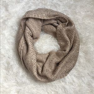 Calvin Klein Gold sequin scarf.